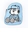 スヌーピー オラフ ダイカットポーチ T-shirtシリーズ SNOOPY