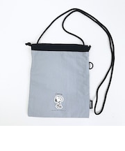 スヌーピー 巾着サコッシュ T-shirtシリーズ SNOOPY