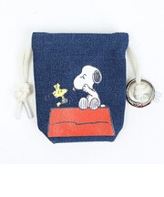 スヌーピー ちび巾着 びっくり ドッグハウス SNOOPY