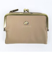 スヌーピー がま口ウォレット ベージュ 財布 SNOOPY