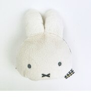 ミッフィー miffy ミミ付きポーチ ベージュ ふわふわシリーズ