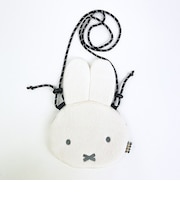 ミッフィー miffy サコッシュ ベージュ ふわふわシリーズ ショルダーバッグ