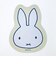 ミッフィー miffy マウスパッド フェイス ブルードレス