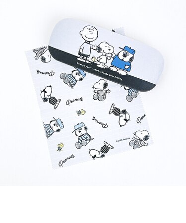 スヌーピー メガネケース T-shirtシリーズ SNOOPY