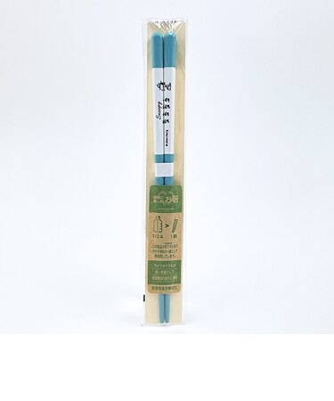 スヌーピー 塗り箸 21cm ブルー 食器 日本製 SNOOPY