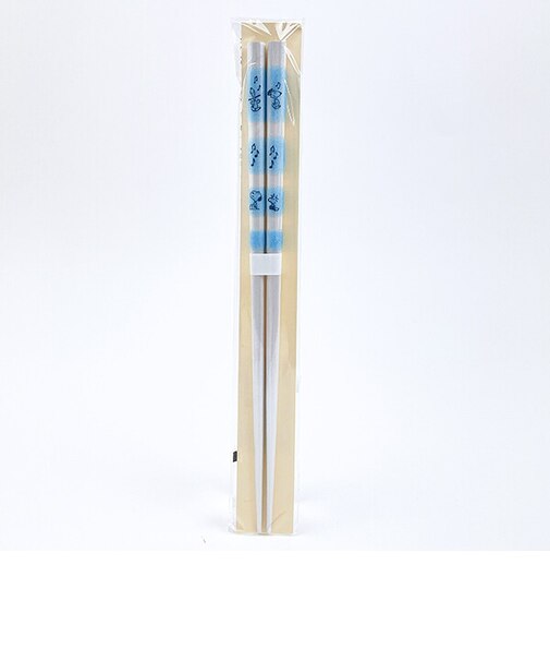 スヌーピー とんぼ玉箸 23cm ホワイト/ブルー 食器 日本製 SNOOPY