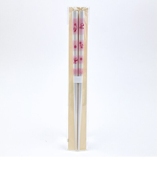 スヌーピー とんぼ玉箸 21cm ホワイト/ピンク 食器 日本製 SNOOPY