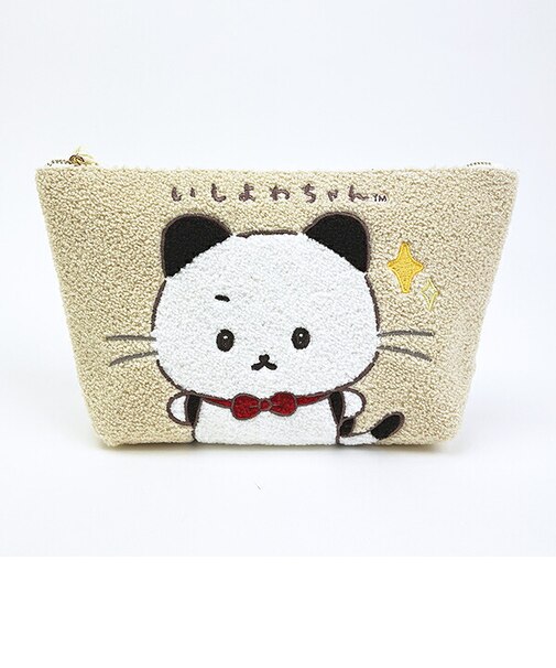 いしよわちゃん いしつよちゃん サガラ刺繍ポーチ