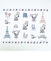 スヌーピー ランチョンマット (ストライプ) シェフスヌーピー 日本製 SNOOPY