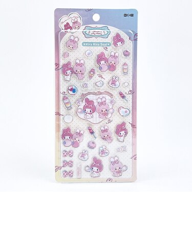 モンチッチ × サンリオ マイメロディ キラキラシール 文具 Sanrio