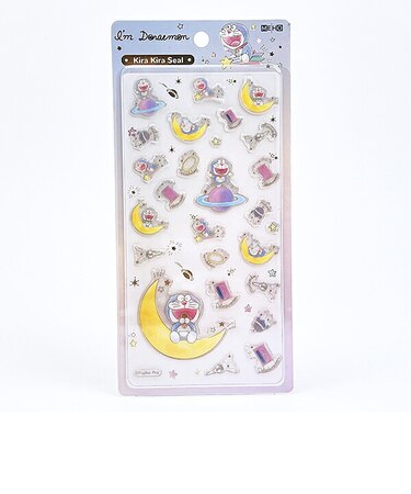 ドラえもん 宇宙 キラキラシール 文具
