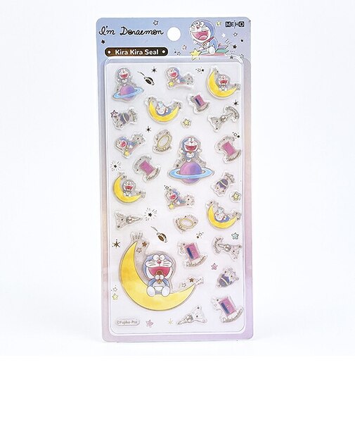ドラえもん 宇宙 キラキラシール 文具