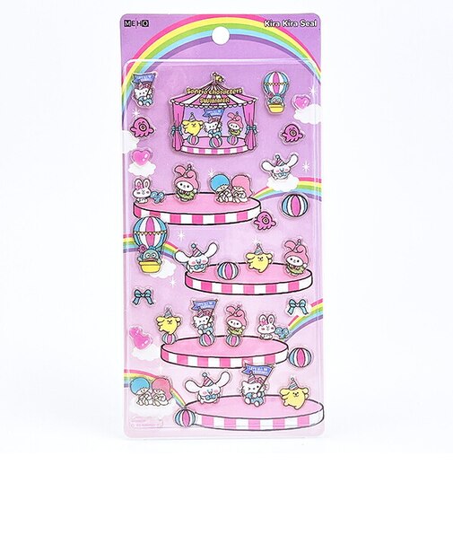 サンリオキャラクターズ サーカス キラキラシール 文具 Sanrio