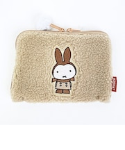 ミッフィー miffy どっとポーチ ショート ゆきのひ/ラテ