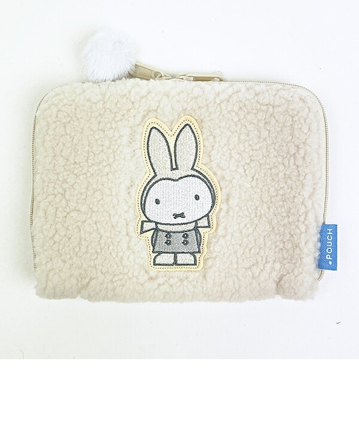ミッフィー miffy どっとポーチ ショート ゆきのひ/スノー