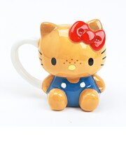 サンリオ 日焼けキティ ダイカットマグカップ コップ Sanrio