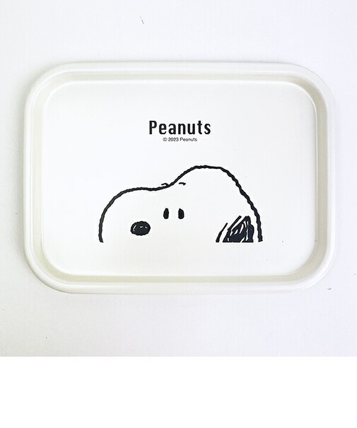 スヌーピー トレー角 (フェイスベーシック) 日本製 SNOOPY