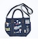 スヌーピー 刺繍トートバッグ ネイビー ルートート ROOTOTE SNOOPY