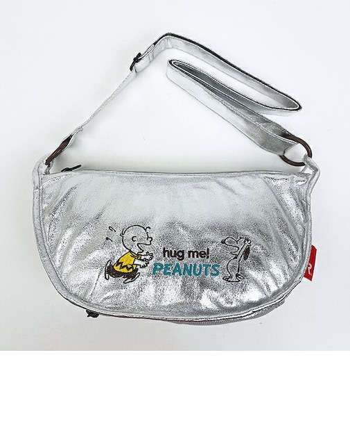 スヌーピー ショルダーバッグ シルバー ルートート ROOTOTE SNOOPY