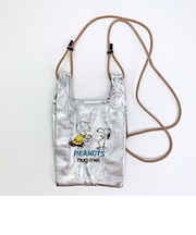 スヌーピー ショルダーバッグ シルバー ルートート ROOTOTE SNOOPY