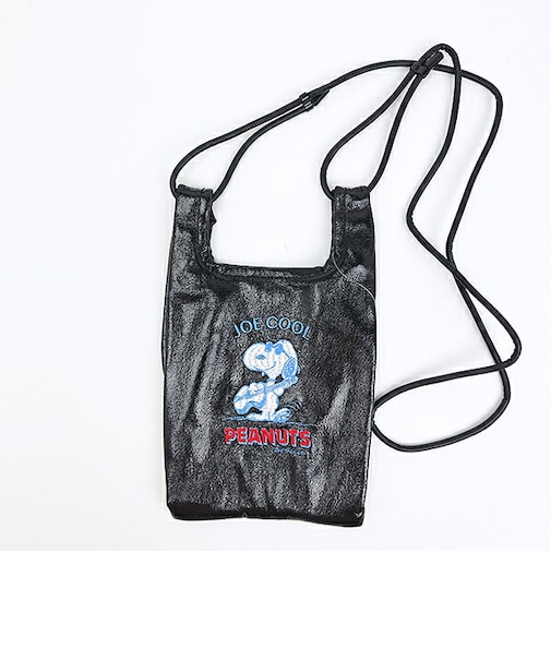 スヌーピー ショルダーバッグ ブラック ルートート ROOTOTE SNOOPY
