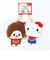モンチッチ× ハローキティ ニコぬいキーホルダー マスコット ぬいぐるみ Sanrio