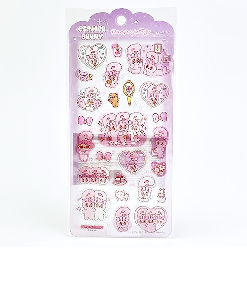 エスターバニー (Esther Bunny) ドロップジェリーシール グループ 文具