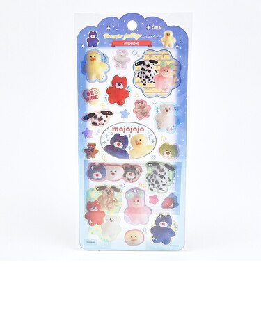モジョジョジョ(mojojojo) ドロップジェリーシール 実写 文具
