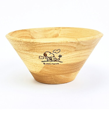 スヌーピー 木製サラダボウル (おすわり) 食器 SNOOPY