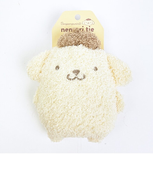 サンリオ ポムポムプリン ねむりタイ てまくらマスコット ボアシリーズ ぬいぐるみ Sanrio