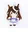ウマ娘 シンデレラグレイ シンボリルドルフ Chibiぬいおすわりマスコット ぬいぐるみ