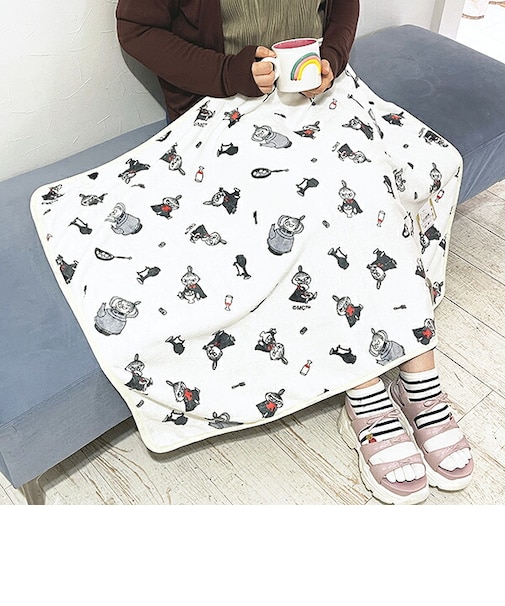 ムーミン リトルミイ ケープ(S) アイボリー デュッシュミイ ブランケット MOOMIN