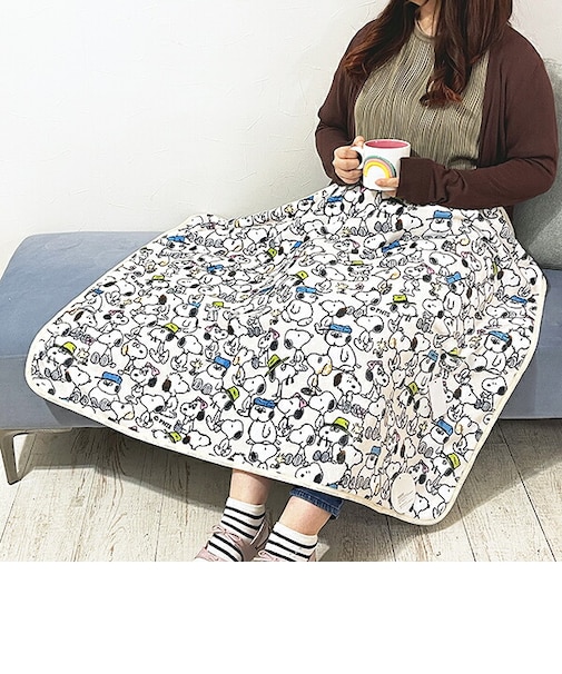 スヌーピー ウォームクロス(S) アイボリー スヌーピーズファム ブランケット SNOOPY