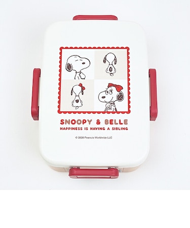 スヌーピー &ベル 4点ロックランチボックス 日本製 SNOOPY