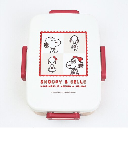 スヌーピー &ベル 4点ロックランチボックス 日本製 SNOOPY