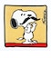 スヌーピー シェニール織ミニタオル ベージュ BEARD ハンカチ 日本製 SNOOPY