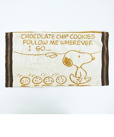 スヌーピー のびのびタオルピローケース イエロー Cookie 枕カバー SNOOPY