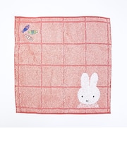 ミッフィー miffy ミニタオル ヤミー ピンク ハンカチ 西川