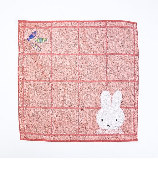 ミッフィー miffy ミニタオル ヤミー ピンク ハンカチ 西川