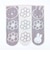 ミッフィー miffy ミニタオル スカラップ グレー ハンカチ 西川