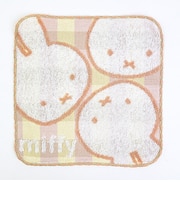 ミッフィー miffy ミニミニタオル ミッフィーフェイス ピンク ハンカチ 西川