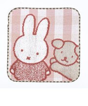 ミッフィー miffy ミニミニタオル スナッフィー レッド ハンカチ 西川