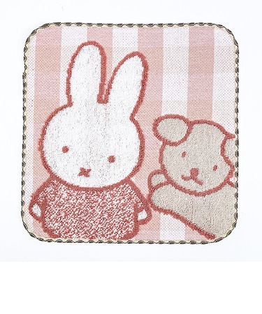 ミッフィー miffy ミニミニタオル スナッフィー レッド ハンカチ 西川