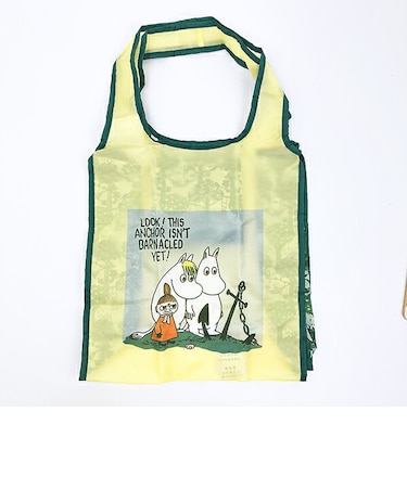 ムーミン なかまたち ポケッタブルエコバッグ (グリーン) MOOMIN