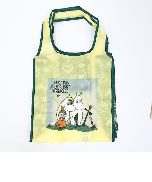 ムーミン なかまたち ポケッタブルエコバッグ (グリーン) MOOMIN