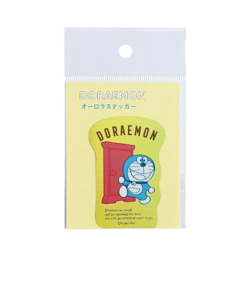 ドラえもん どこでもドア オーロラステッカー シール 日本製