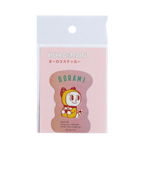 ドラえもん ドラミちゃん オーロラステッカー シール 日本製
