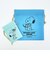 スヌーピー 巾着＆豆巾着セット (ブルー) 日本製 SNOOPY