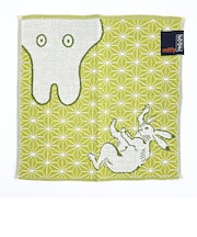 ミッフィー miffy × 鳥獣戯画 ガーゼミニタオル びっくりした ハンカチ
