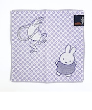 ミッフィー miffy × 鳥獣戯画 ガーゼミニタオル おどろうよ ハンカチ